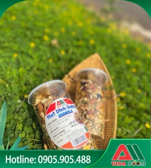 combo garola trái cây 500g + garola hạt 500g