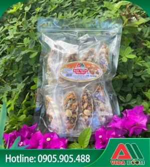 combo Rong biển kẹp hạt + Bánh thuyền siêu hạt 500g 