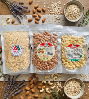 Combo sữa hạt yến mạch + hạnh nhân + điều nhân trắng siêu ngon