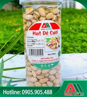 Hạt dẻ cười (pet) hộp 500gr