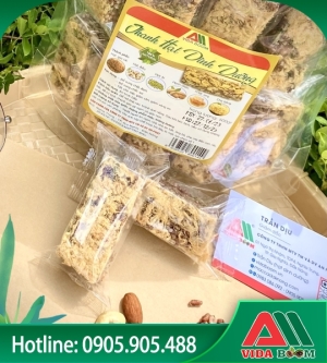 Thanh gạo lứt có chà bông + Thanh gạo lứt rong biển 500g